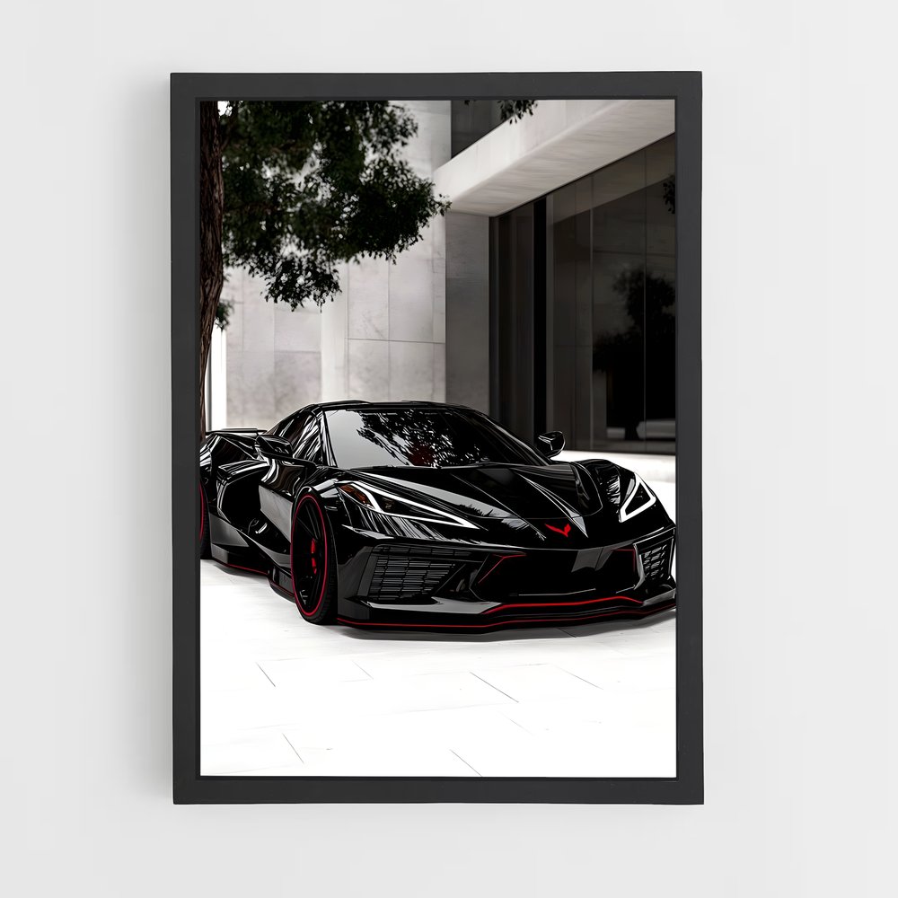 Poster Stingray Nocturne – affiche Chevrolet (vue 2)